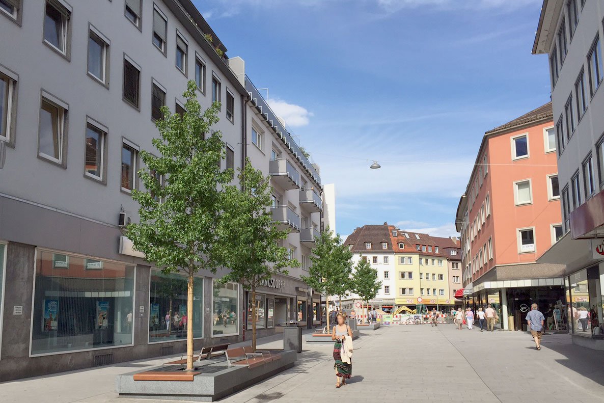 Fussgaengerzone Wu¨rzburg